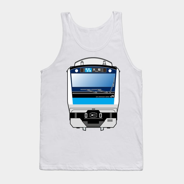 Tokyo Keihin-Tohoku Line Train - E233-1000 series Tank Top by conform